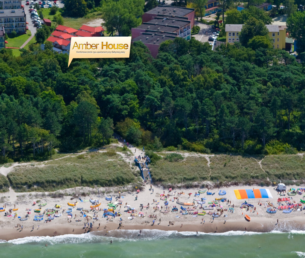 Nocleg w Dąbkach - Amber House domki 50 m od plaż…