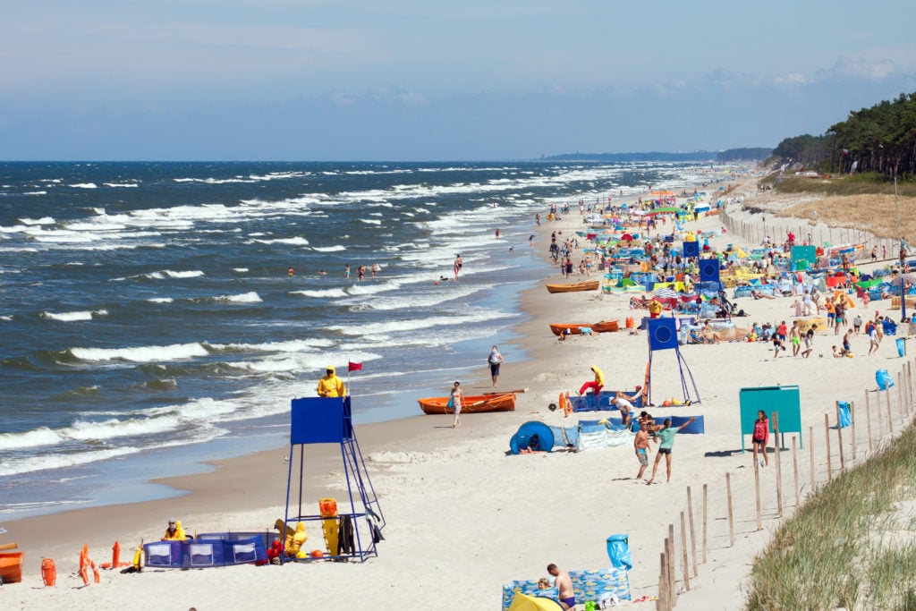 Kochamy szerokie plaże nad Bałtykiem