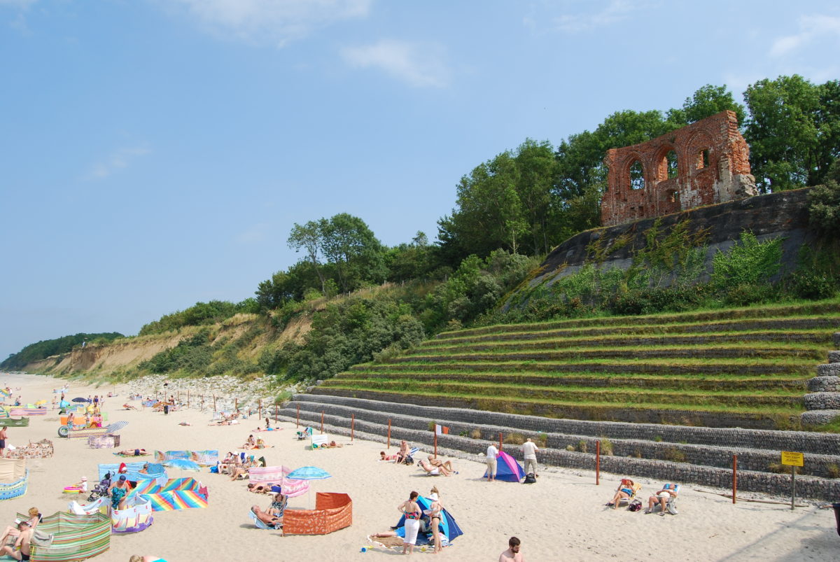 Trzęsacz ruiny kościoła