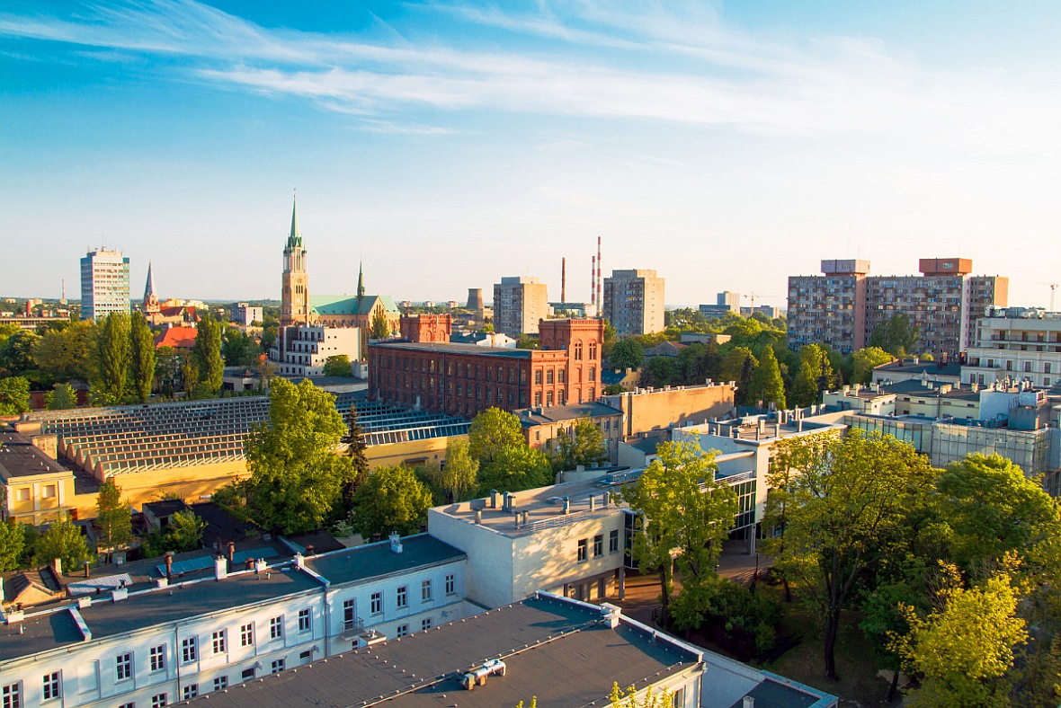 Łódź - panorama miasta