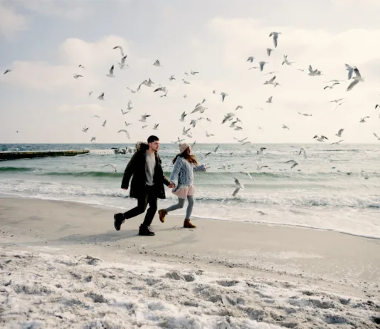 Morze Bałtycie zimą