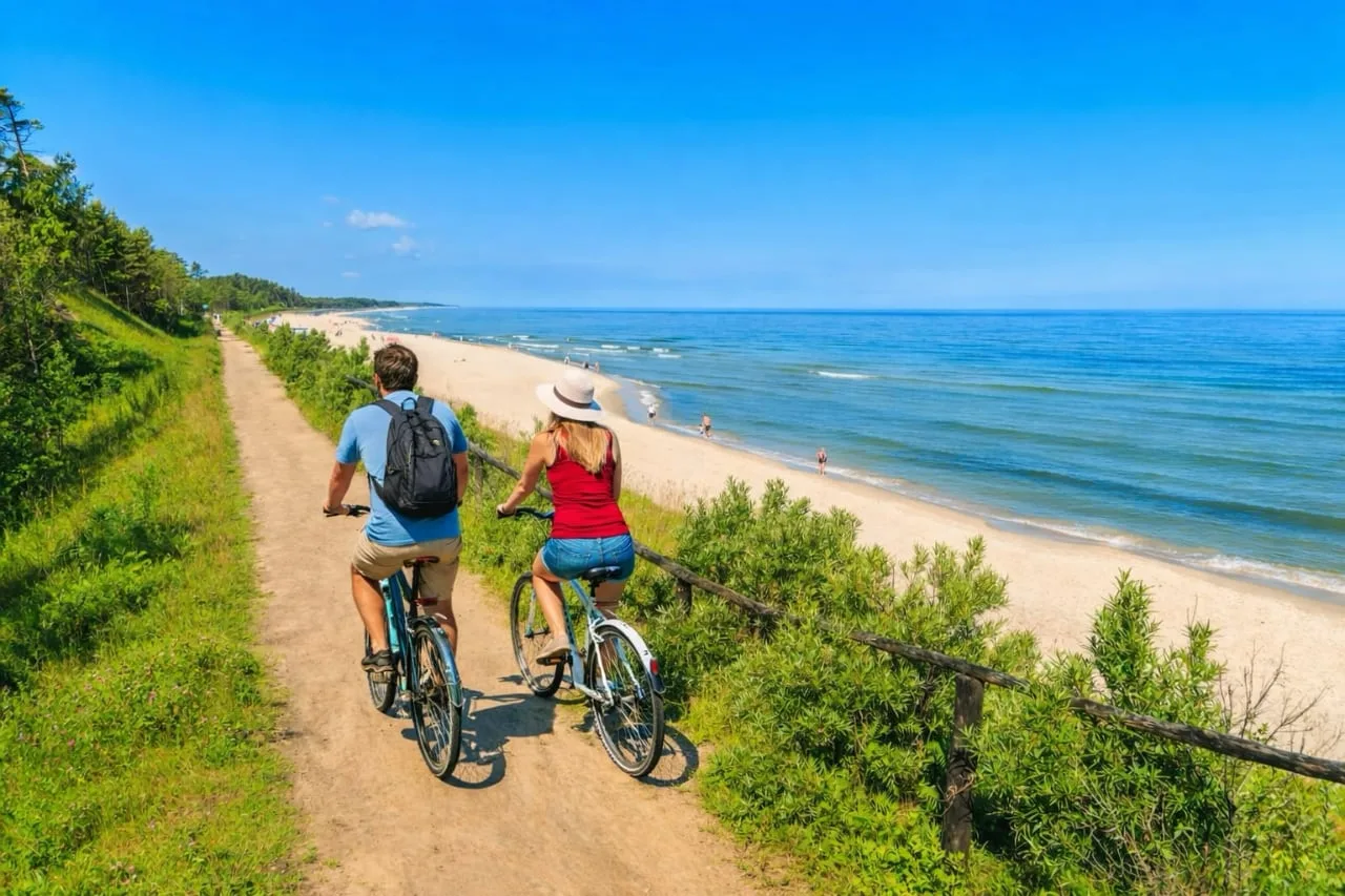 drogi rowerowe nad morzem Bałtyckim