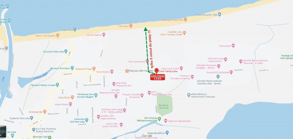 Nocleg w Łebie - Color Family Łeba - tylko 5 mi&hellip;