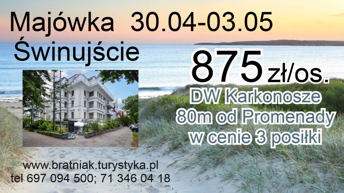 Nocleg w Świnoujściu - Dom Wczasowy Karkonosze / Prom&hellip;