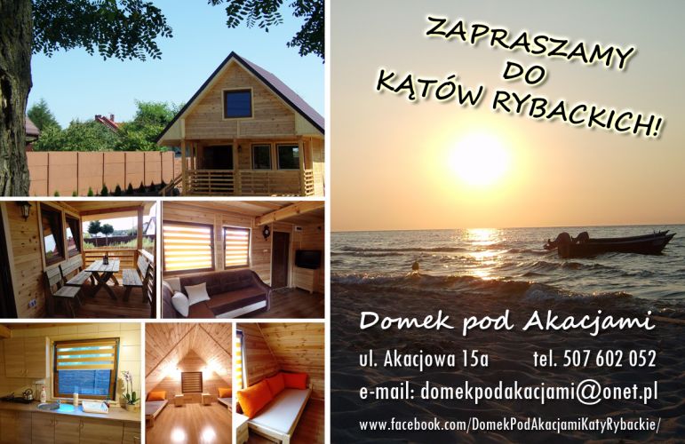 Nocleg w Kątach Rybackich - Domek pod Akacjami - Kąty Ryba&hellip;