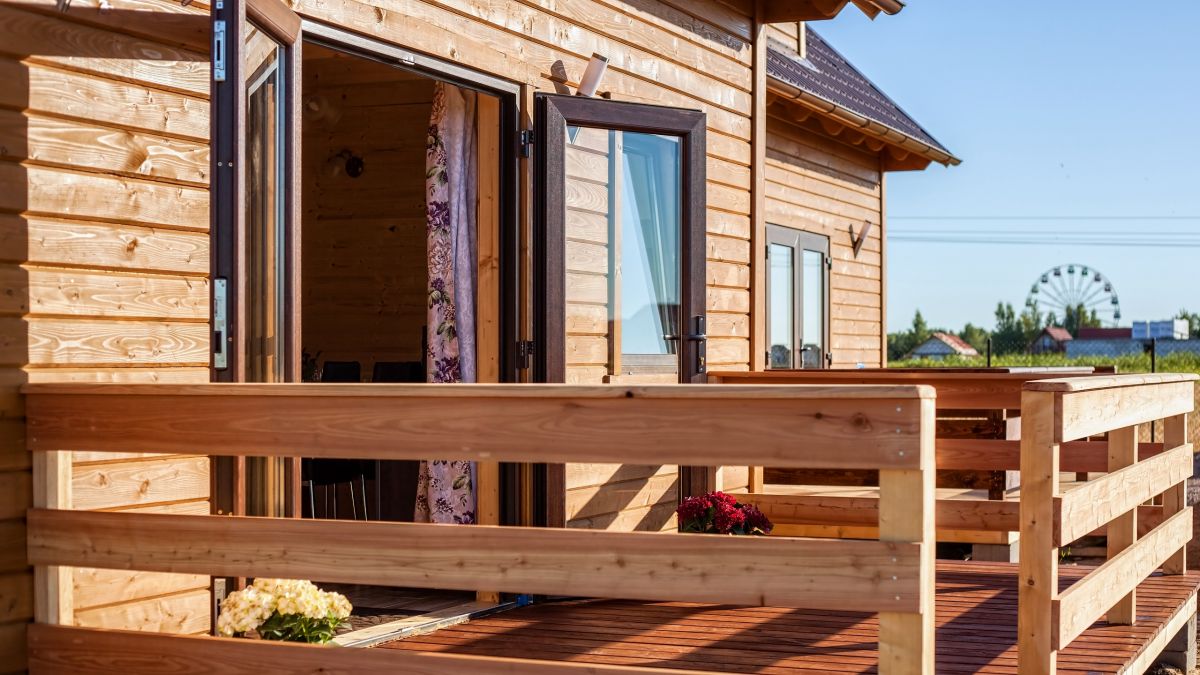 La Plata w Łebie taras