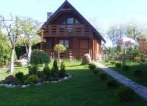 Nocleg w Rynie - Drewniany dom nad jeziorem