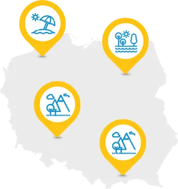 Mapa noclegowa Polski