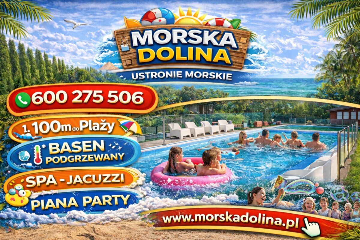 Nocleg w Ustroniu Morskim - MORSKA DOLINA Domki 100m od PL&hellip;