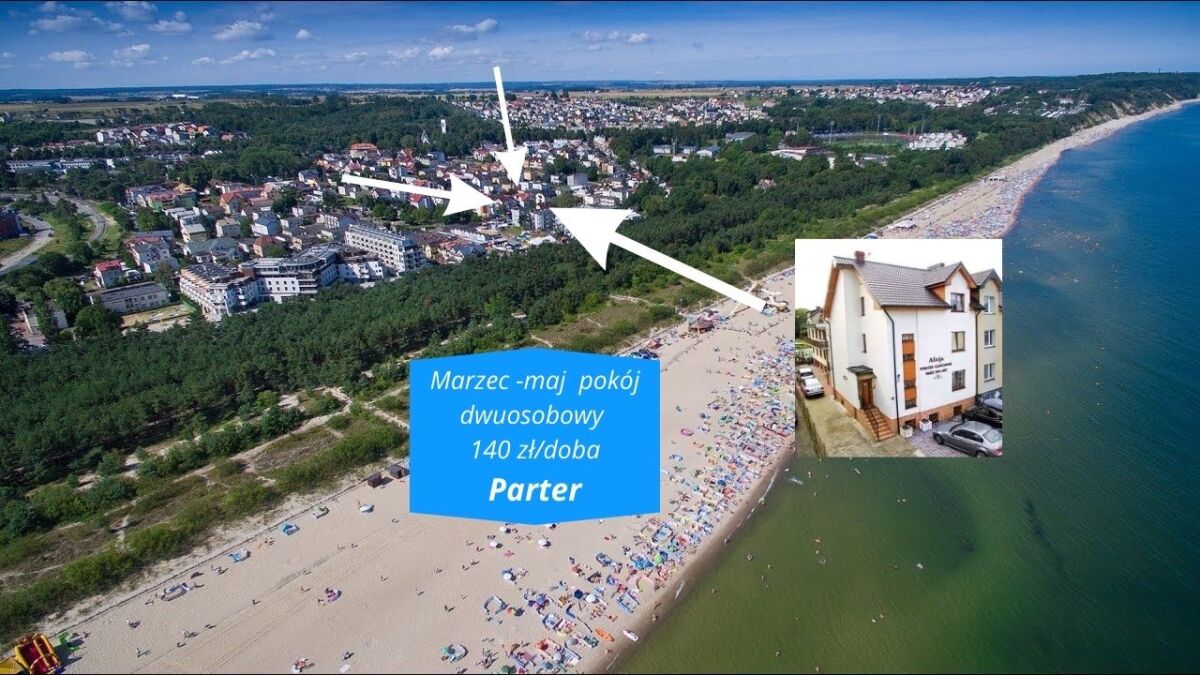 Nocleg we Władysławowie - Pokoje Alicja 250m do plaży