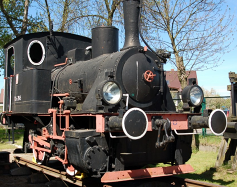 Zdjęcie przedstawia: Skansen - Parowozownia Kościerzyna