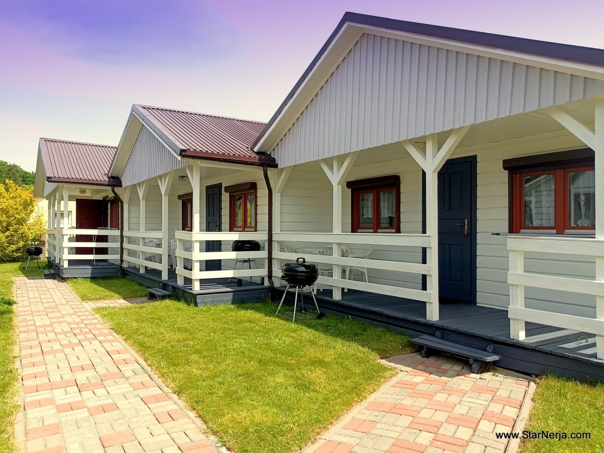 Domki letniskowe NORD-STAR w SARBINOWIE , do 6 os&oacute;b (wl. z dziecmi), 2 sypialnie +sofa w salonie.