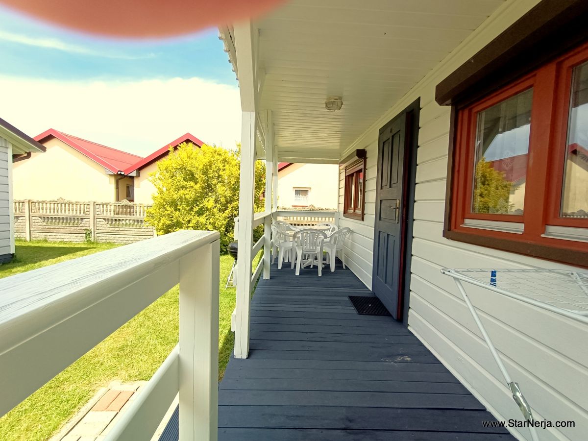 Domki letniskowe NORD-STAR w SARBINOWIE , do 6 os&oacute;b (wl. z dziecmi), 2 sypialnie +sofa w salonie.